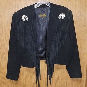 🐎100% LEATHER FRINGE JACKET🐎